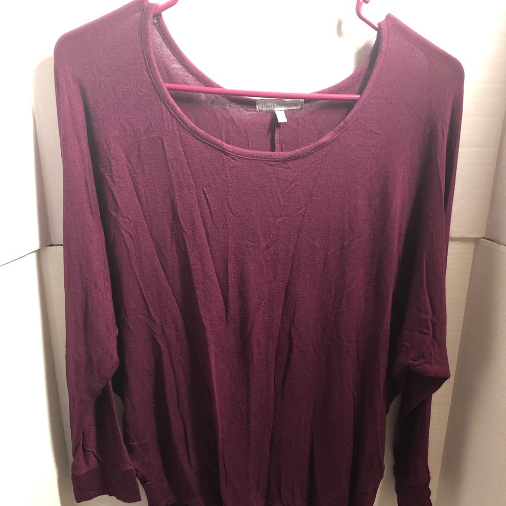 Burgundy sweater